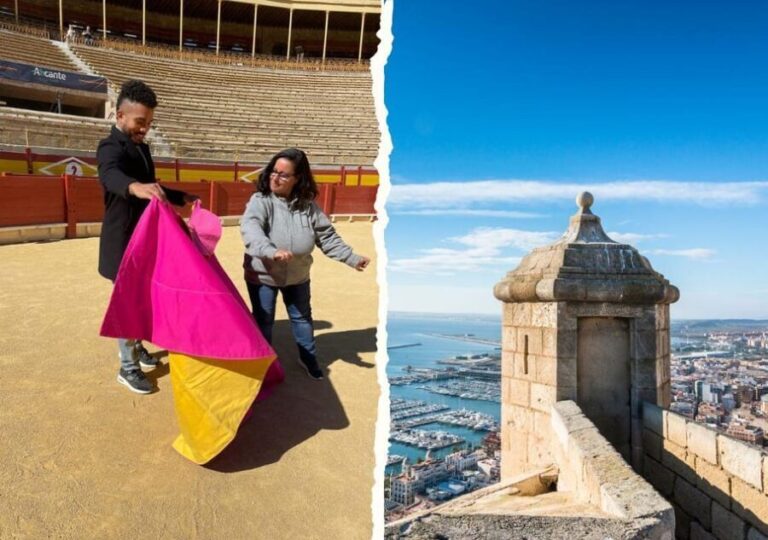 Alicante: Bullring and Castle Guided Tour with Taxi Transfer - The Itinerary in Detail