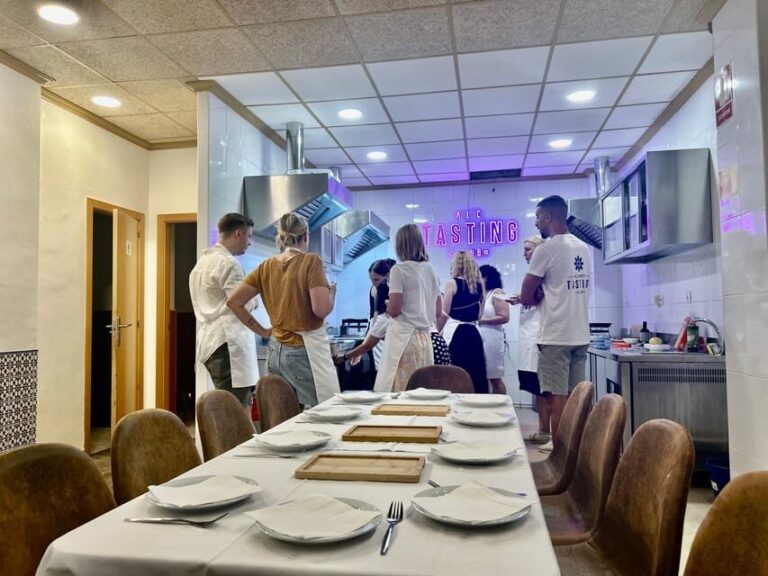 Alicante Paella Cooking Class, Tapas, Drinks and Market - The Itinerary Step by Step