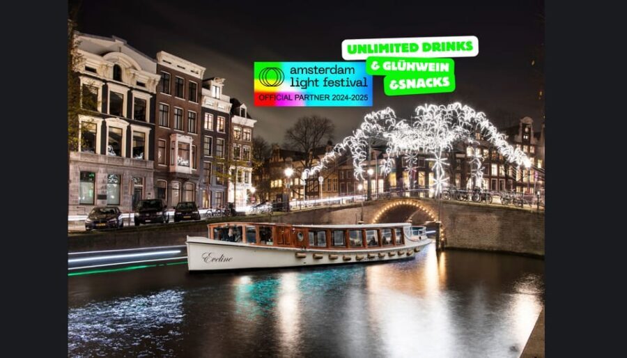 Amsterdam: Light Festival Heated Cruise w/ Hot Drinks & Bite - A Closer Look at the Amsterdam Light Festival Cruise