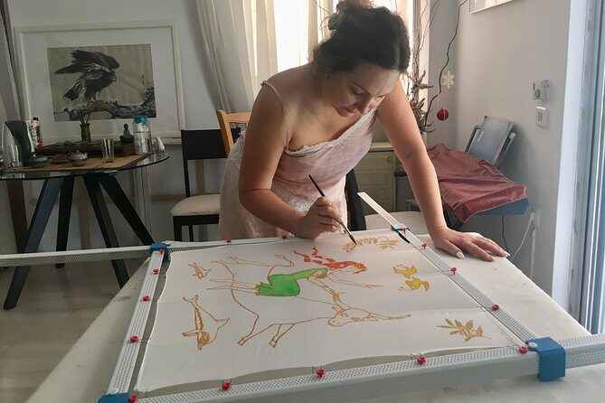 Art workshop-- Create your own greek silk scarf in Athens ! - An In-Depth Look at the Athens Silk Scarf Painting Workshop