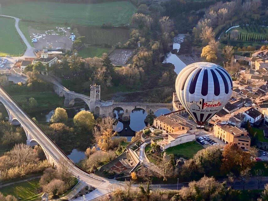 Balloon flight in la Garrotxa with transfer from Barcelona - The Sum Up