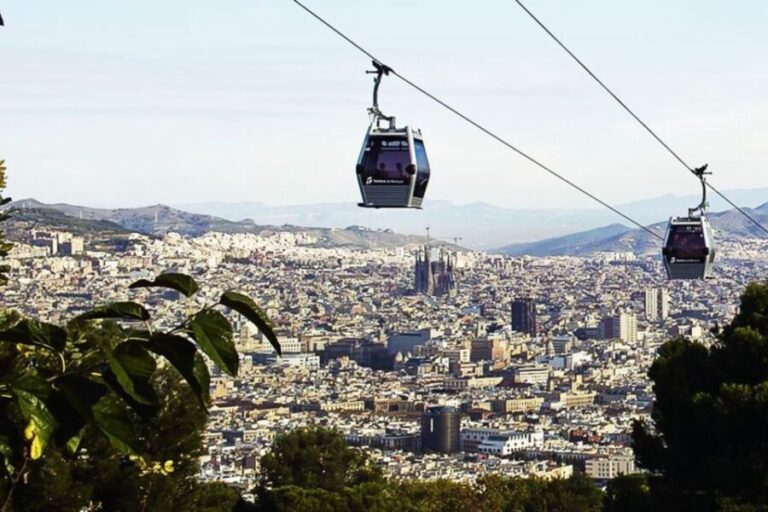 Barcelona Cable Car Sky Views, Magic Fountain & Castle Visit - The Montjuïc Hill Cable Car Experience