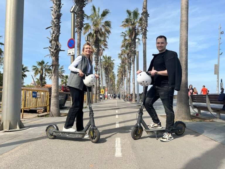 Barcelona E-Scooter Excursion - The Practical Side: Details That Matter