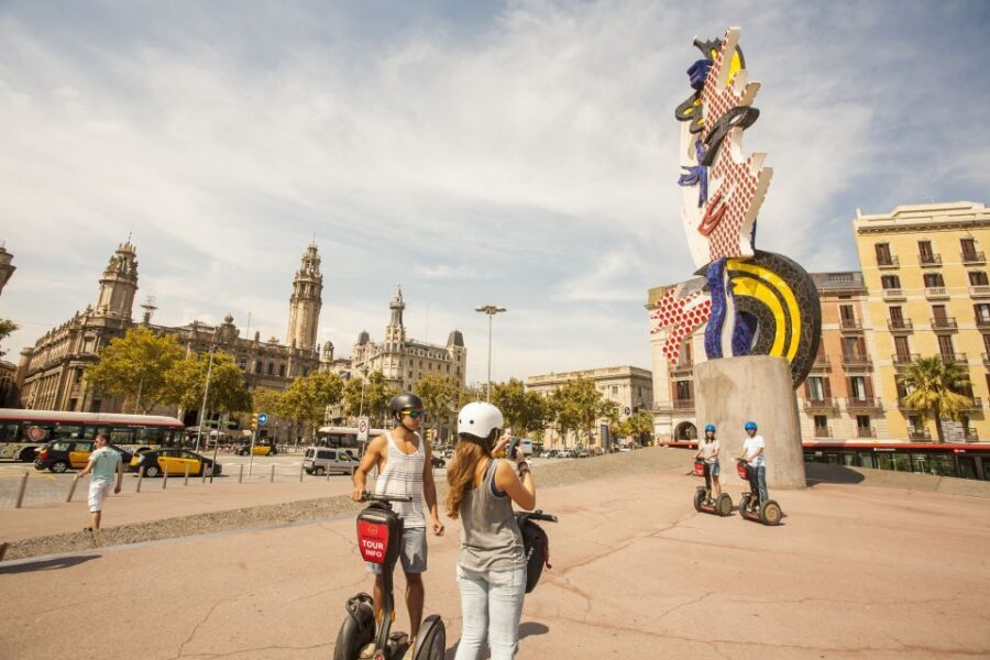 Barcelona: Old Port and Gothic Quarter Guided Segway Tour - Key Points