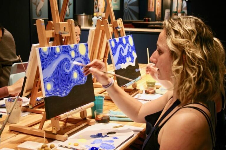 Barcelona: Paint and Sip Experience with Spanish Vermouth - The Itinerary: What to Expect