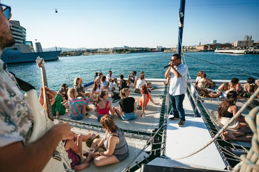 Barcelona: Sunset Catamaran Cruise with Live Music - The Experience in Detail