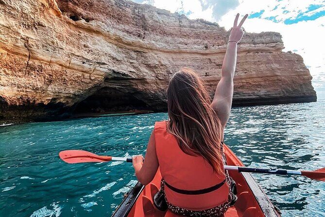 Benagil Kayak Guided Tour Secret Beaches and Caves 2h - FAQ