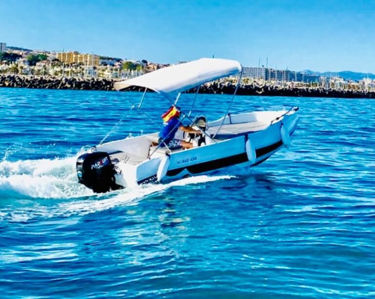 Benalmadena: 6-Seater Speedboat license-free Boat Rental - FAQ