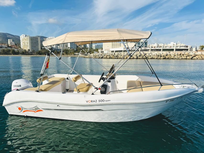 Benalmádena: Costa del Sol License-Free Boat Rental - The Itinerary: What to Expect