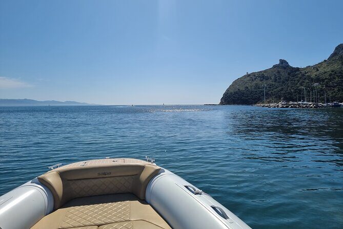 Cagliari Boat Tour 4 Stops .Possible Sighting of Dolphins - The Sella del Diavolo and Gasole Pools