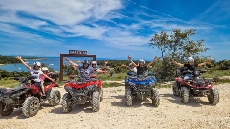 Cape Kamenjak Quad Safari 2.5h  Cliff Jump & Safari Bar - The Offbeat Charm of Cape Kamenjak