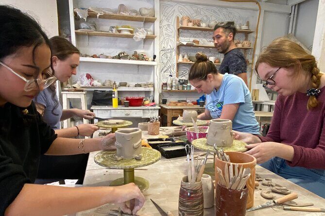Ceramic and Pottery creative Workshop with two local artists - A Deep Dive into the Athens Pottery Workshop