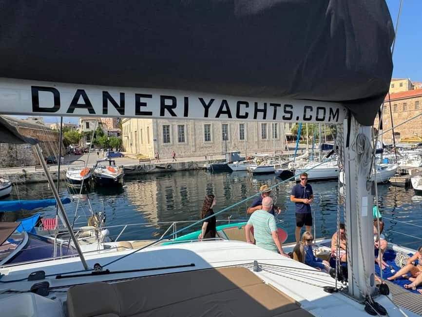 Chania Old Port: All-inclusive Catamaran Trip Agioi Theodori - A Detailed Look at the Catamaran Experience