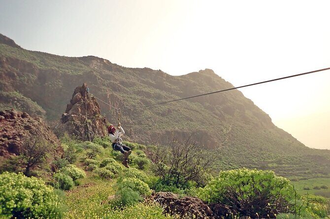 Climbing + Zipline + Via Ferrata + Cave. Adventure route in Gran Canaria - An In-Depth Look at the Gran Canaria Adventure Tour