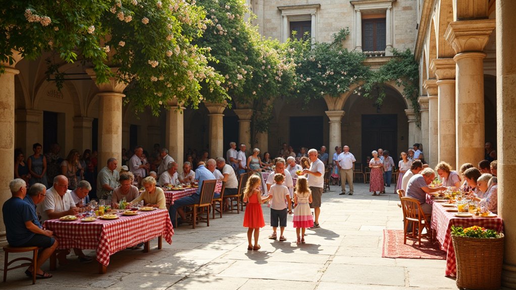 communal dining and celebrations
