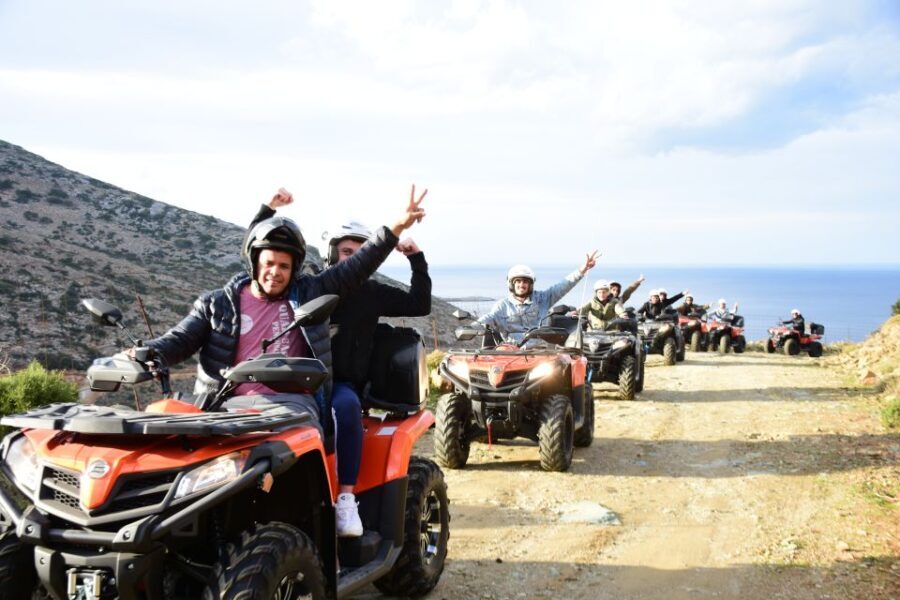 Crete: Sunset or Morning Quad with Local Products Tasting - The Sum Up