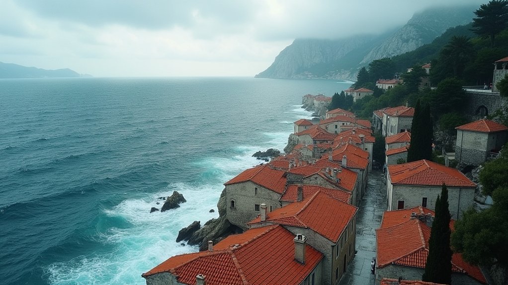 dramatic croatian wind hotspots