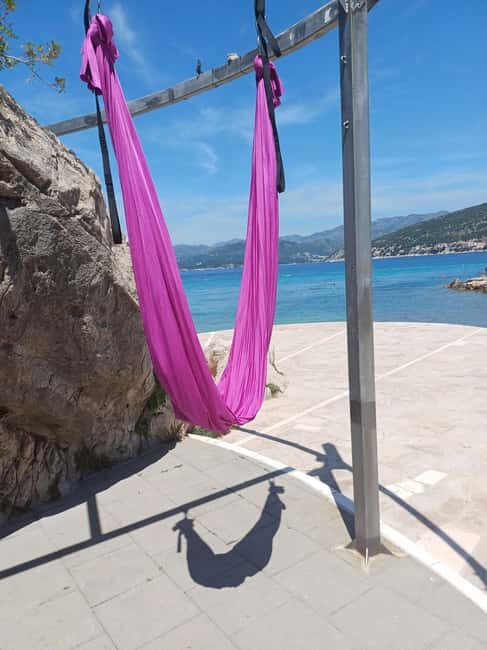 Dubrovnik: Private Aerial Fitness Class on the Beach - What to Expect During the Class