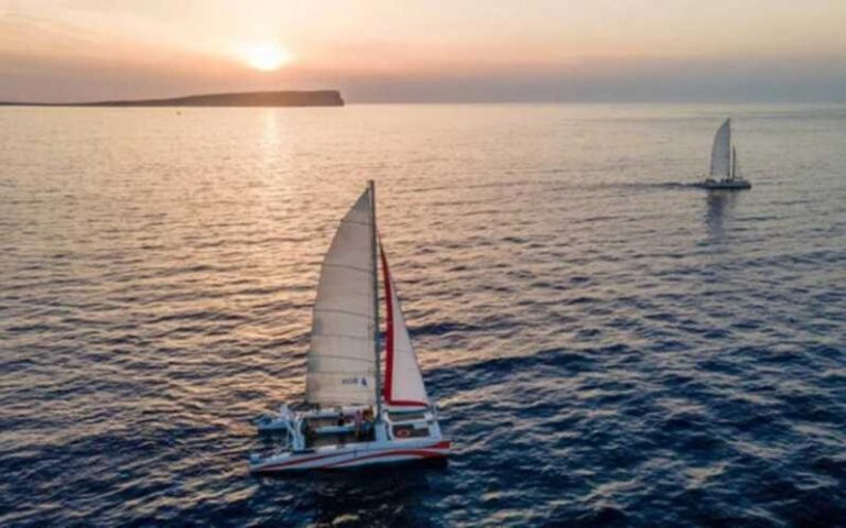 Fornells: Catamaran Sunset Cruise of Menorca's Coast - Frequently Asked Questions