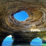 From Faro: Benagil, Algar Seco, Praia Marinha, 7 vales tour - Relaxing at Praia Marinha