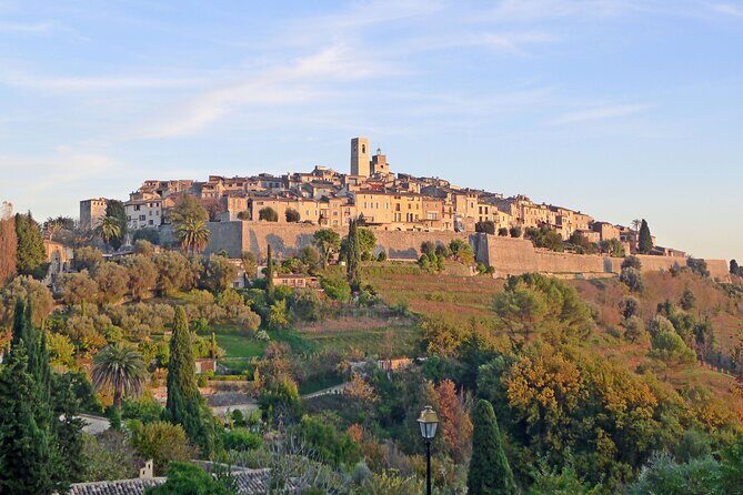 From Nice 1/2 day Tour Gourdon, St-Paul , Tourrettes & Grasse - Transportation and Group Size