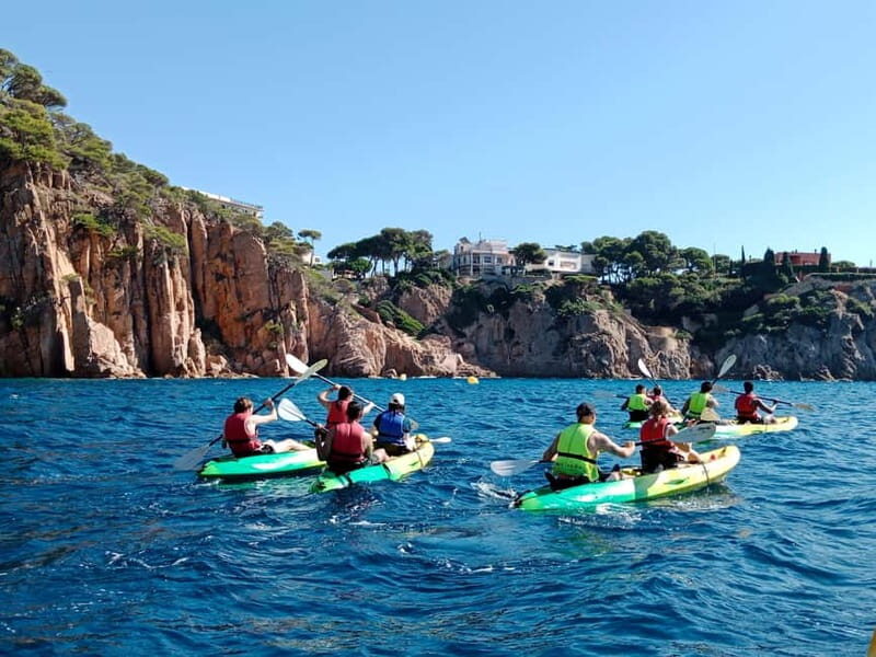 From Sant Feliu de Guíxols: Kayak and Snorkel in Costa Brava - A Close-Up Look at the Costa Brava Kayak and Snorkel Tour