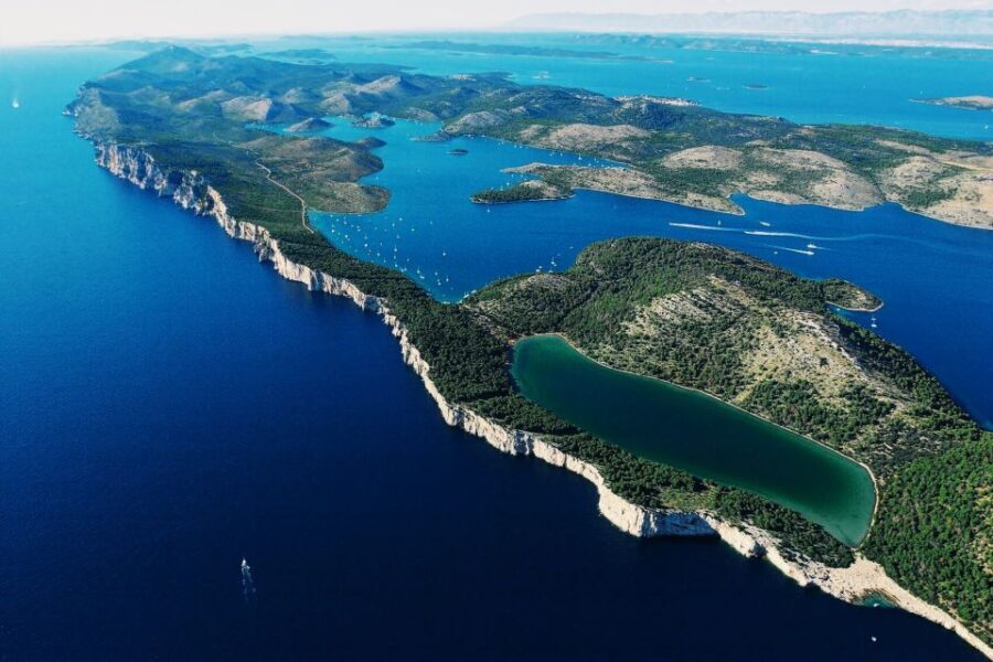 From Sinj: 1.5-Hour Private Flight over Kornati & ibenik
