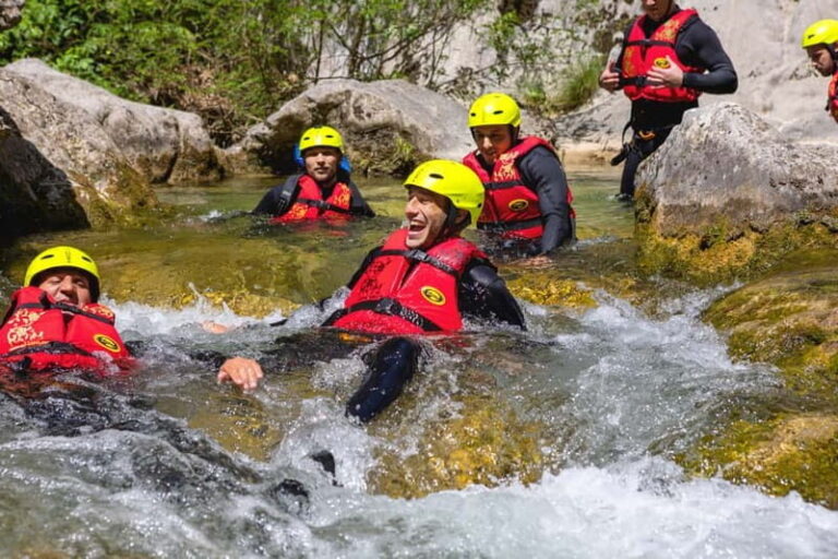 From Split/estanovac: Canyoning on Cetina River - The Itinerary in Detail