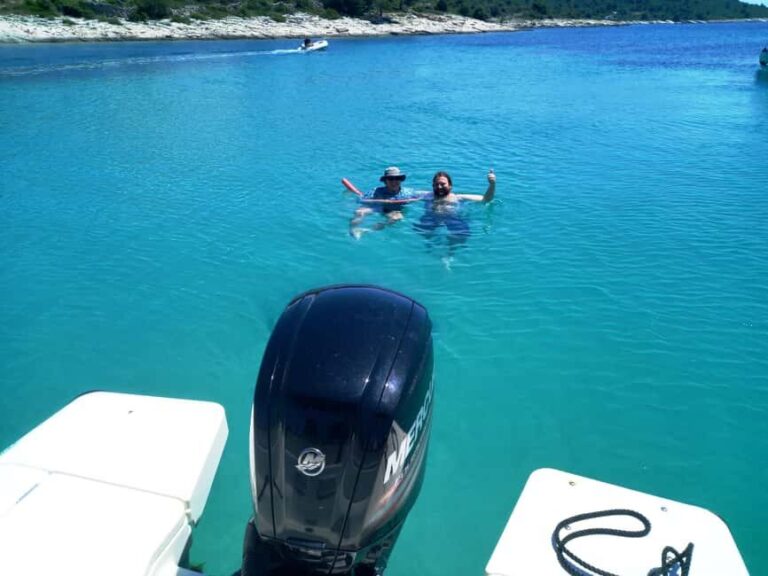 From Split or Trogir: Private speedboat tour to Blue Lagoon - The Itinerary in Detail