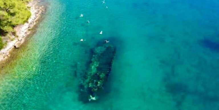 From Split:Private boat tour:Trogir, Blue Lagoon & Shipwreck - What Makes This Tour Stand Out
