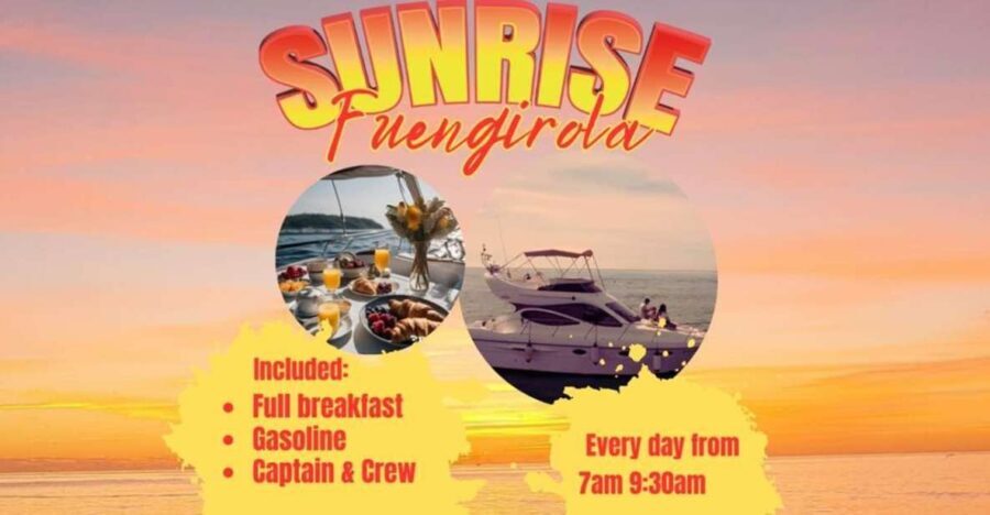 Fuengirola: Sunrise Boat Tour with breakfast and drinks - Who benefits most from this experience?