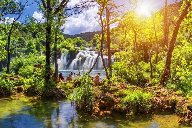 Group Tour to Krka Waterfalls from Split - Transportation and Group Size