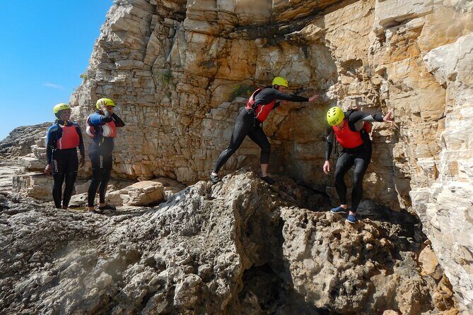 Guided Coasteering Adventure in Pula - The Canyon: Jumps, Tunnels, and Adventure