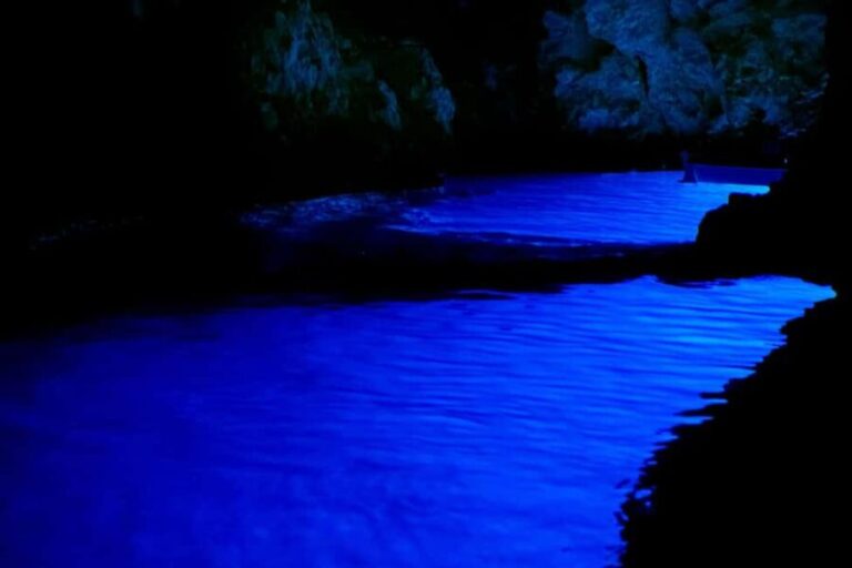 Hvar: Blue & Green Cave group Excursion from Hvar - First Stop: The Green Cave on Vis Island