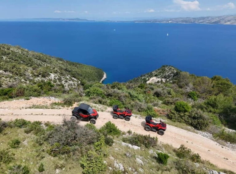 Hvar: Quad and Buggy Adventure with Speedboat to Bra - A Taste of Local Culture and Flavors