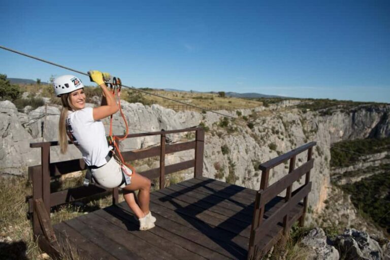 ibenik : Zipline ibenik - ikola Canyon - Who Will Love This?