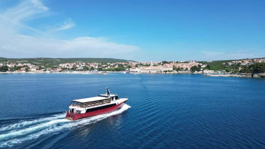 Krk: Boat Trip to Rab & Pag with Sightseeing & Swimming