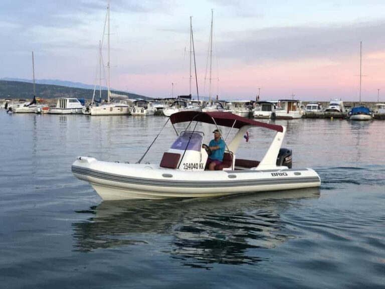Krk: Rent a boat Brig 650 Eagle - The Journey: Exploring Krk and Surroundings
