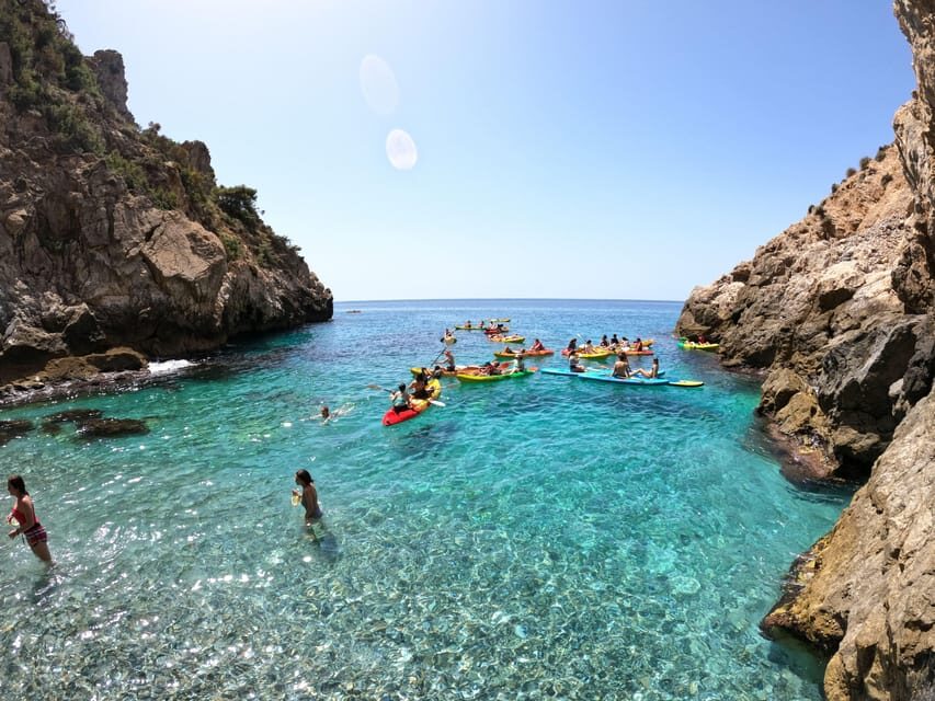 La Herradura: Maro Cliffs Kayak and Snorkeling Tour - The Itinerary and Experience in Detail