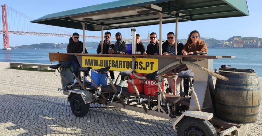 Lisbon: 1-Hour Beer Bike Tour with Draft Beer & Sangria Ride - The Ride: Details and Experience