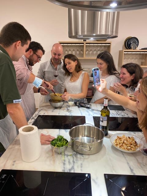 Lisbon: Portuguese Cooking Class with Wine Tasting - What the Experience Looks Like