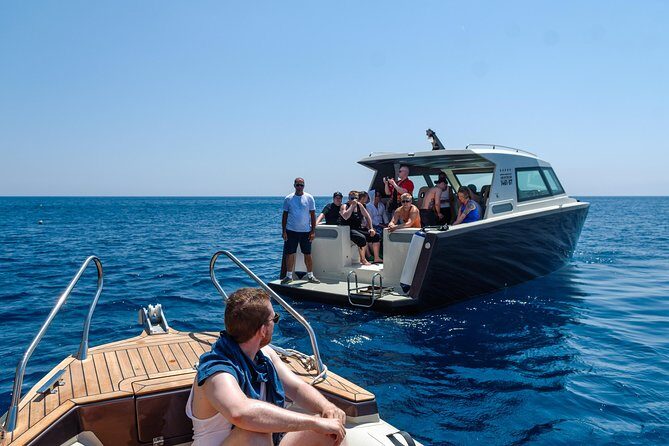 Luxury Boat - Blue Cave From Split Island-Hopping Full-Day Cruise, Hvar, Vis - First Stop: Blue Cave on Bisevo Island