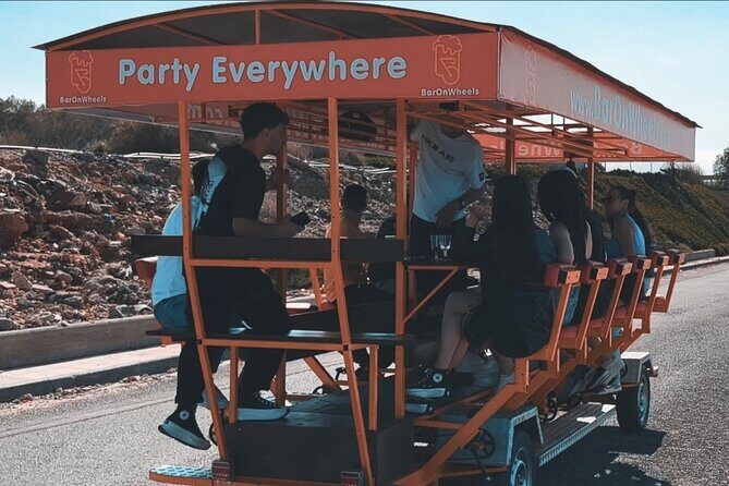 Malia: Party Bike 1 hour Experience & Unlimited Drinks - Practicalities and Booking Details