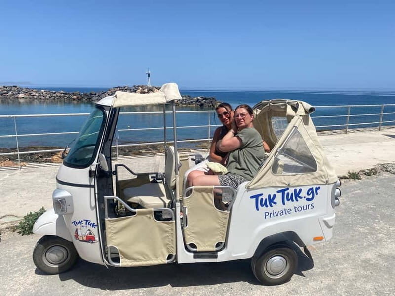 Malia: Sissi and Beyond Tuk Tuk Tour with Raki and Honey - Authentic Experiences and Authentic Guides