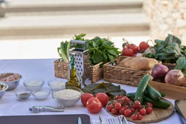 Mykonos: Hands-On Cooking Class with a Professional Chef - What to Expect During Your Cooking Class
