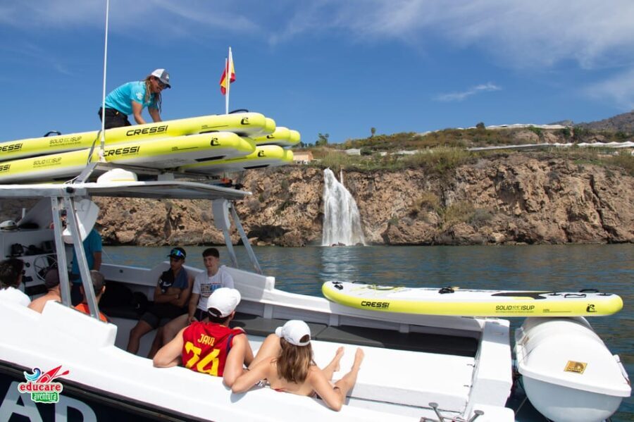 Nerja: Maro Waterfall Boat Trip with Paddleboarding & Drink - A Closer Look at the Experience