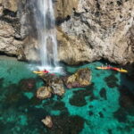 Nerja: Self-Guided Kayak Tour. Maro Waterfall. Support boat for the route. - An In-Depth Look at the Nerja Self-Guided Kayak Experience