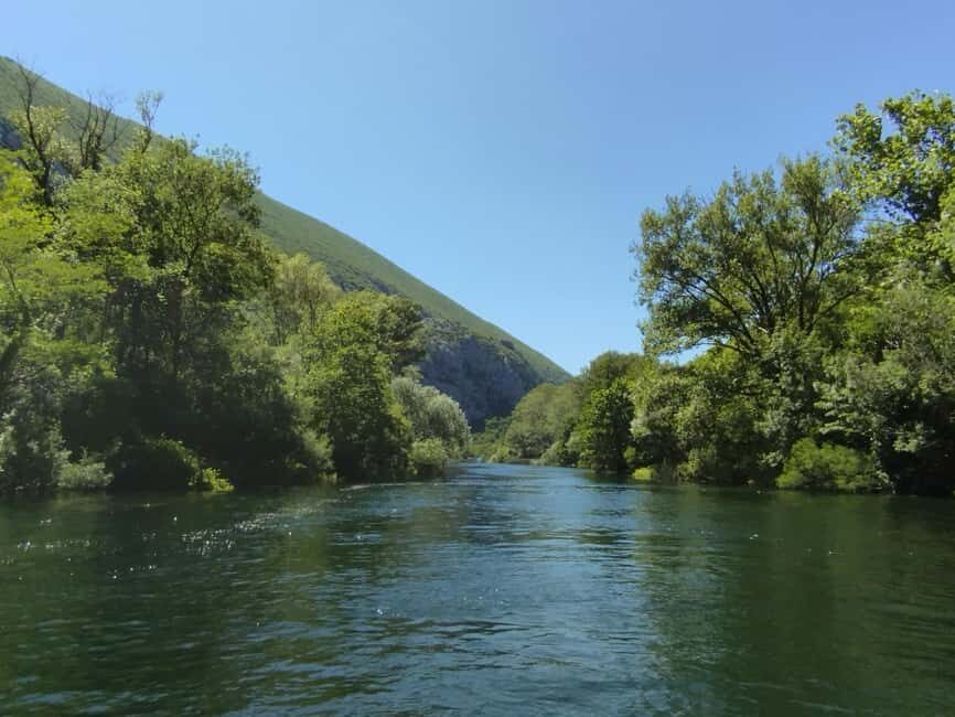 Omi, Croatia: Cetina River Glassboat Cruise And Beer Garden