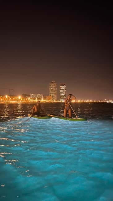 Paddle surf at night with light & drink -photos &videos - Detailed Breakdown of the Tour