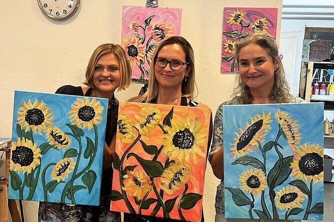Paint & Wine Workshop in an Art Studio in Barcelona - Who Would Love This?